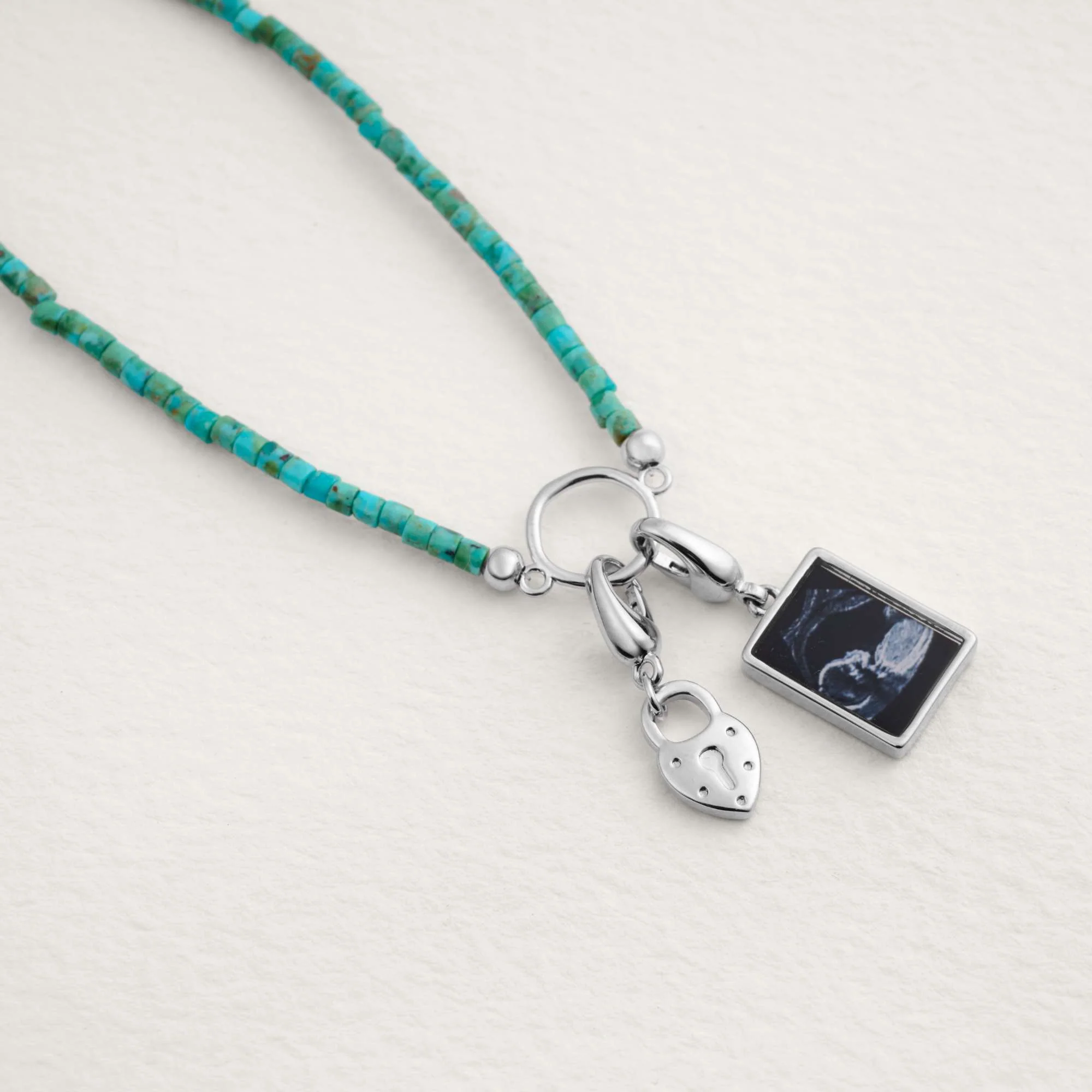 Alba Circle Turquoise Beaded Bracelet - Image 7