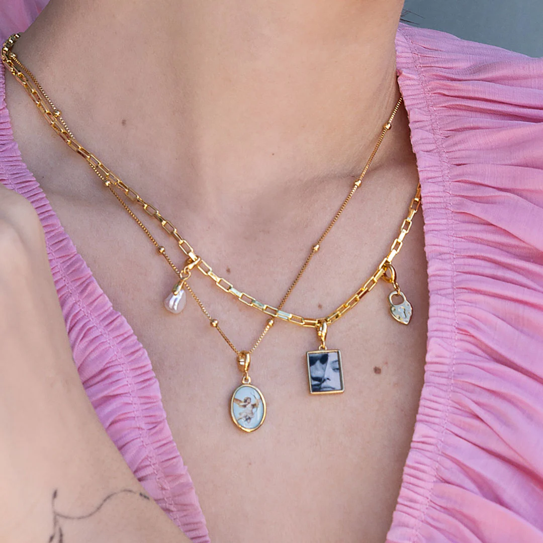 Edith Dainty Mini Ball Chain - Image 4