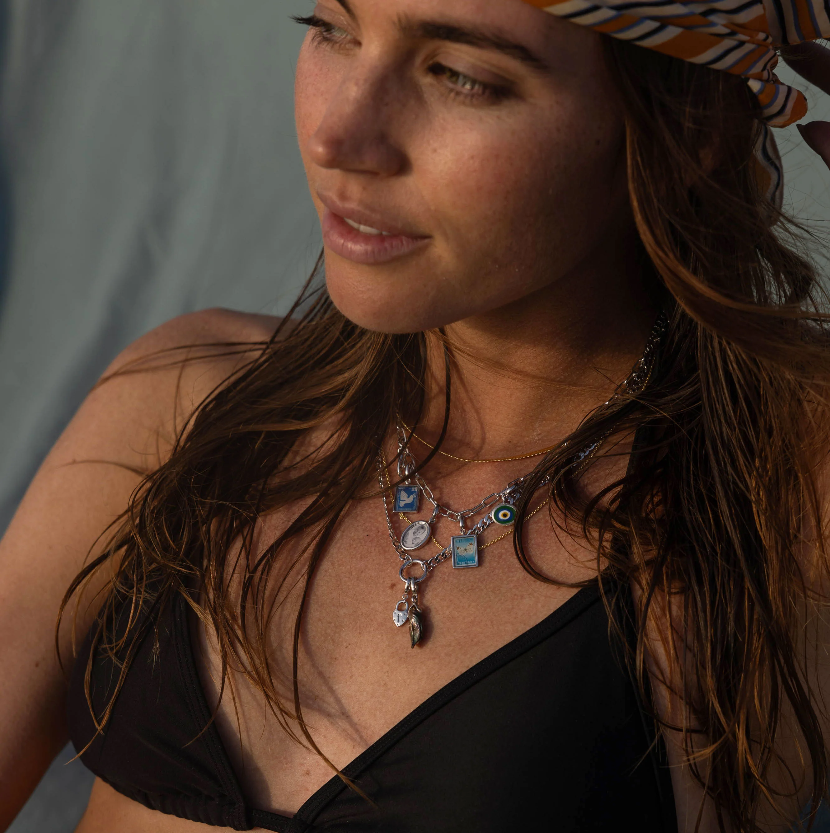 Beatriz Dainty Paperclip Chain Necklace - Image 8