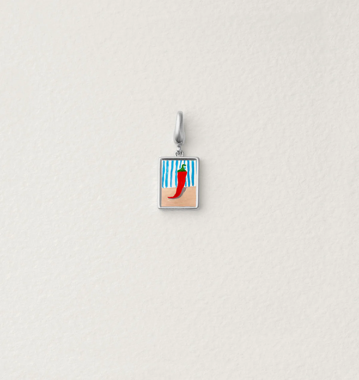 Chili Charm – Hand-Painted Red Pepper Charm - Image 2