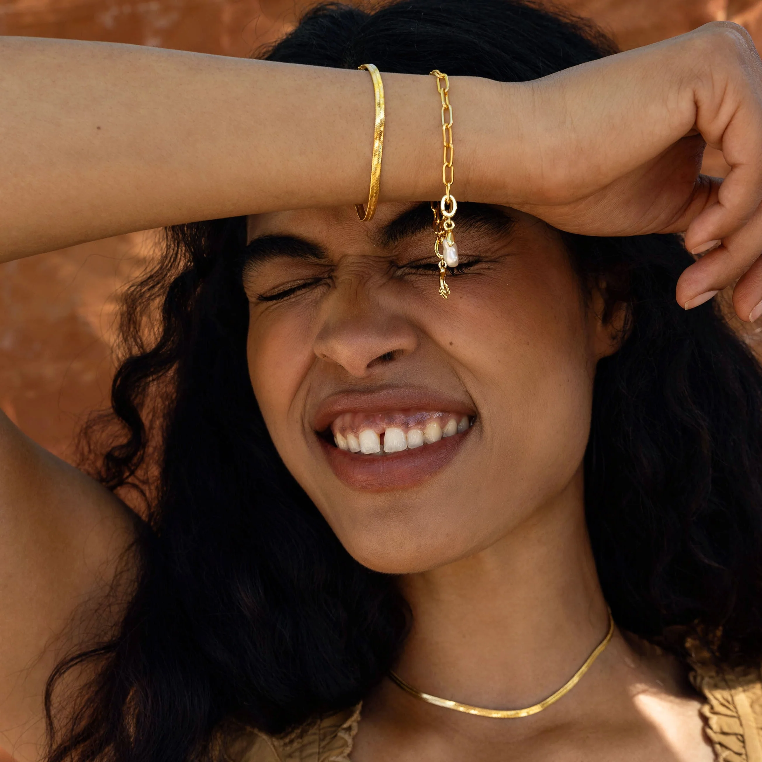 Beatriz Dainty Paperclip Chain Bracelet - Image 4