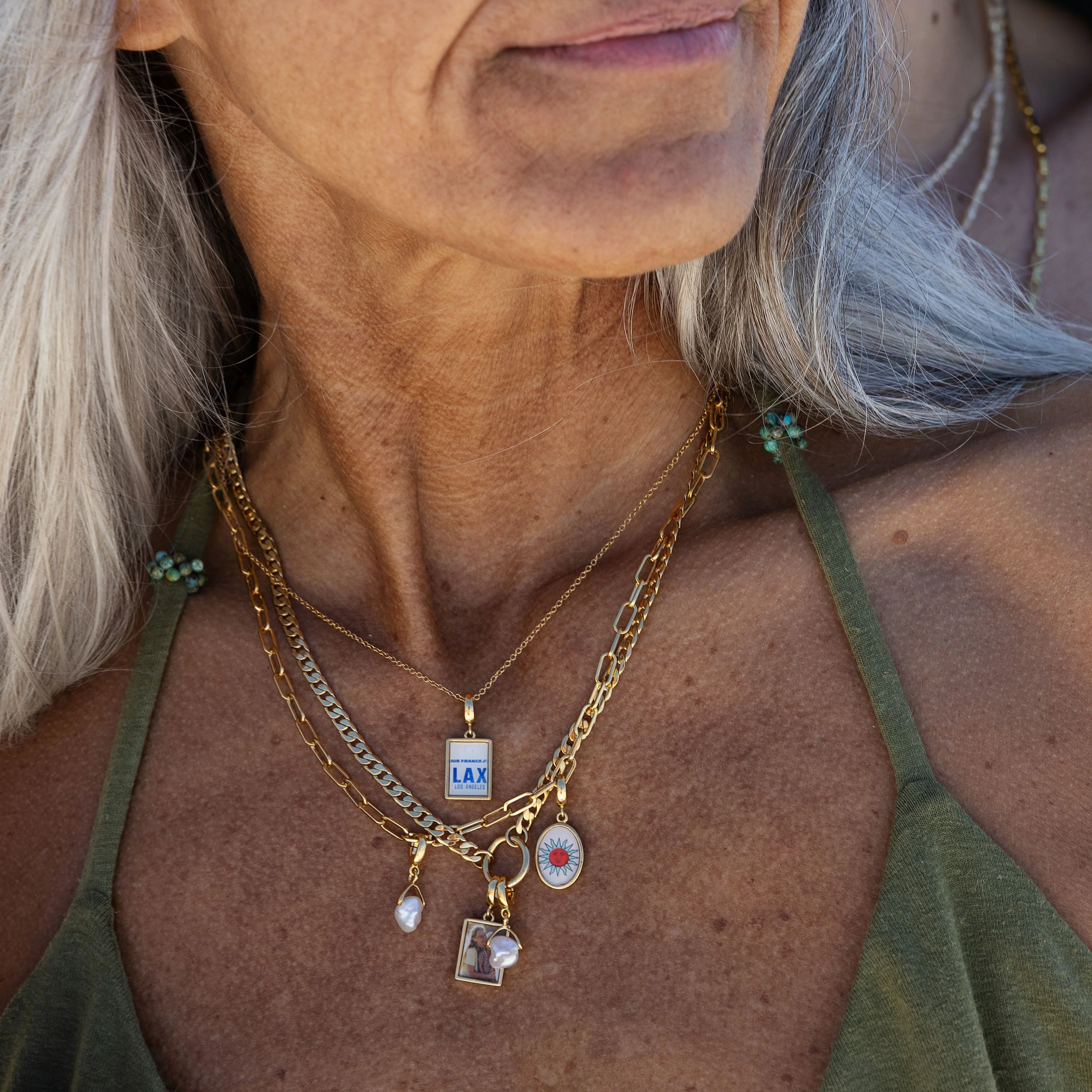 Beatriz Dainty Paperclip Chain Necklace - Image 3