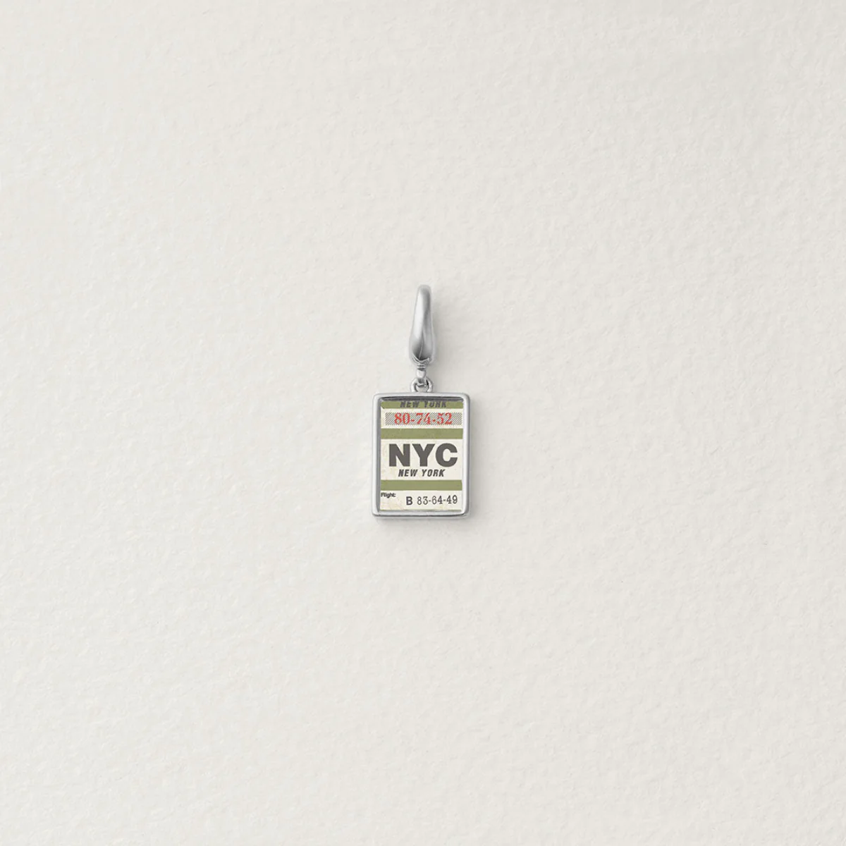 NYC Flight Tag Charm - Image 3