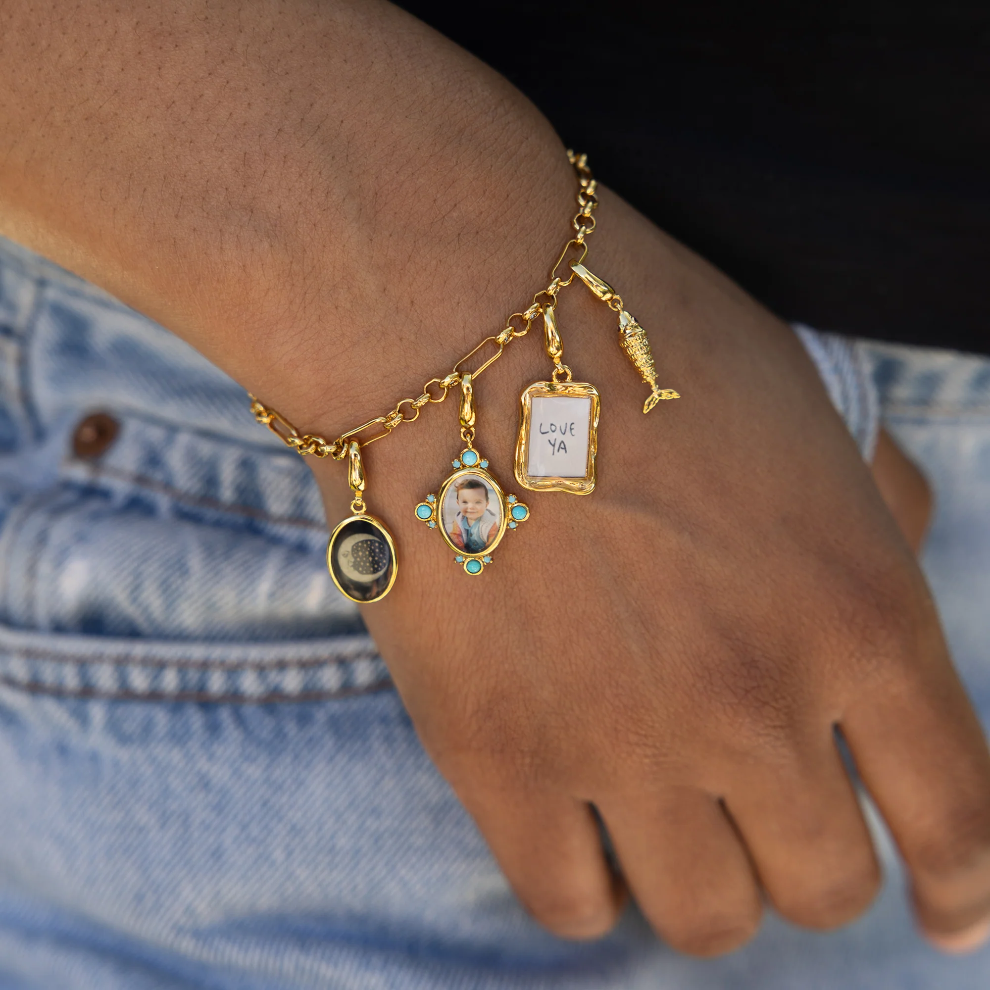 Olivia Paperclip Bracelet - Image 3