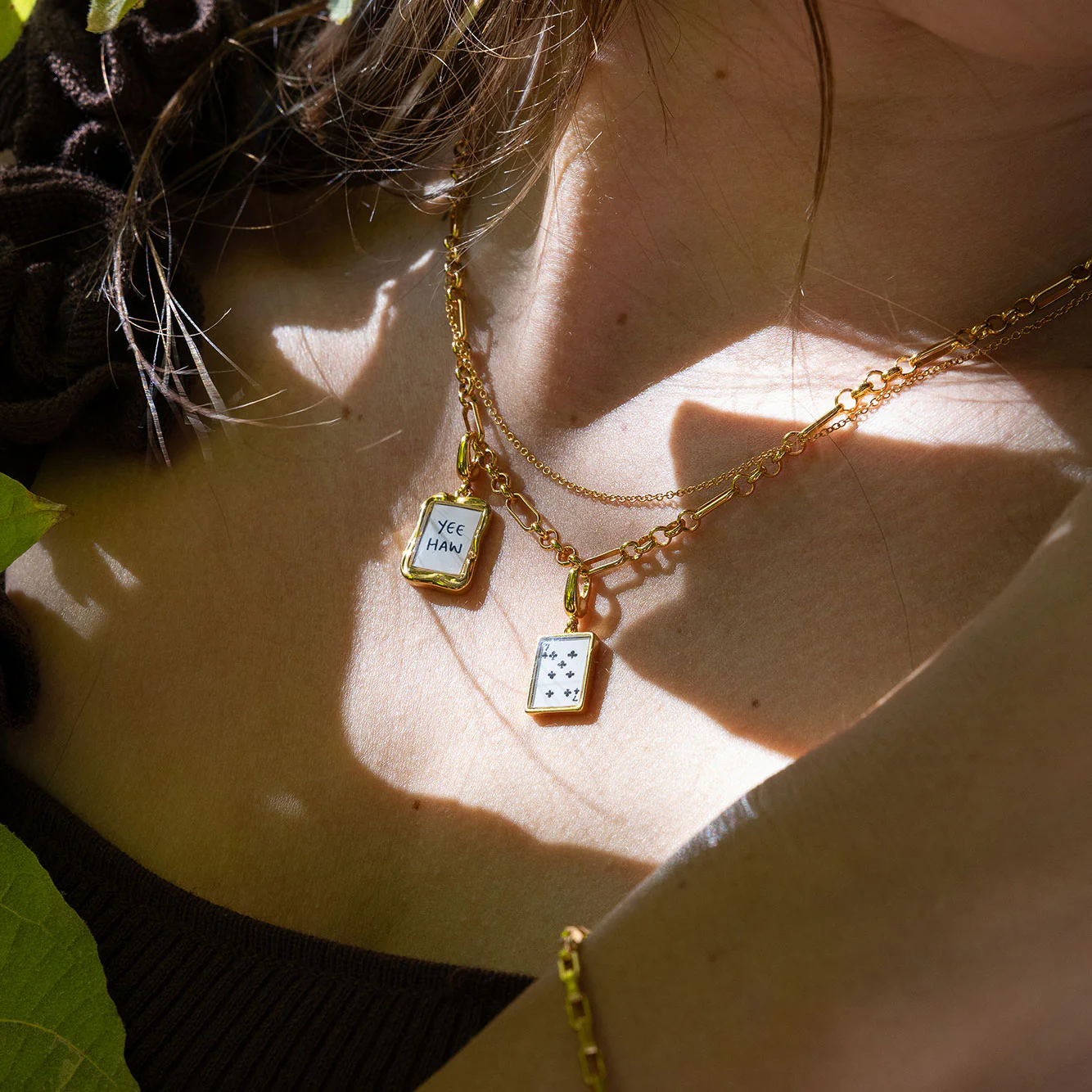 Olivia Paperclip Necklace - Image 3