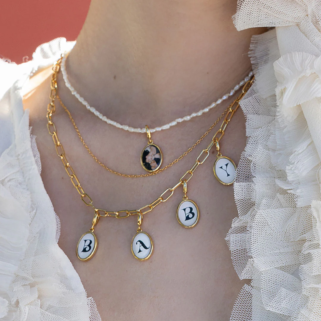 Ophelia Dainty Freshwater Pearl Necklace - Image 6